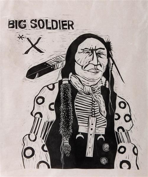 Big Soldier, 1971 - T. C. Cannon