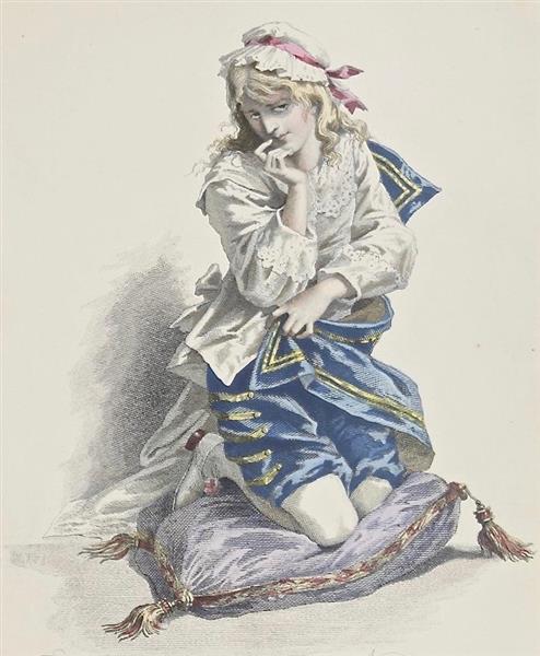 Cherub, from ''The Marriage of Figaro'', 1876 - Émile Bayard