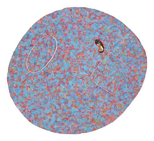 Autobiography: Africa (Red Frog II), 1986 - Howardena Pindell