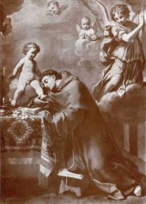 The Dream of St. Anthony of Padua - Elisabetta Sirani