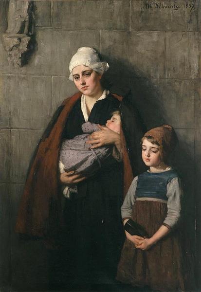 Poor Yet Rich, 1887 - Thérèse Schwartze
