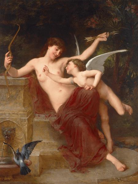 Cupid disarmed, 1886 - Émile Munier