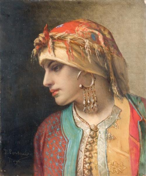 Oriental Beauty, c.1870 - Жан-Франсуа Портальс