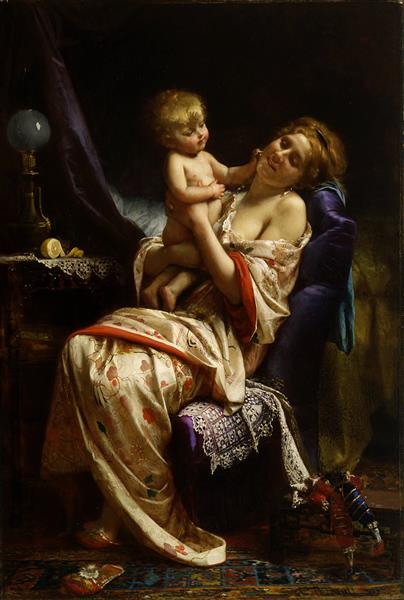 Maternity, 1873 - Léon Bazile Perrault