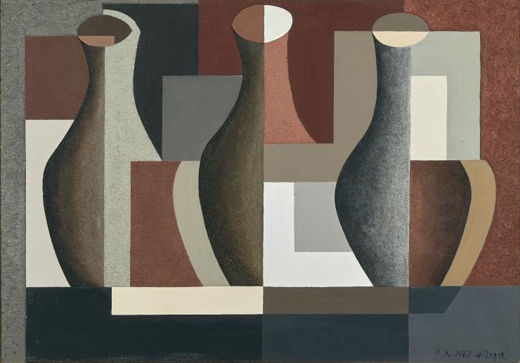 Composition aux trois vases, 1965 - 1970 - Nadia Khodossiévitch-Léger