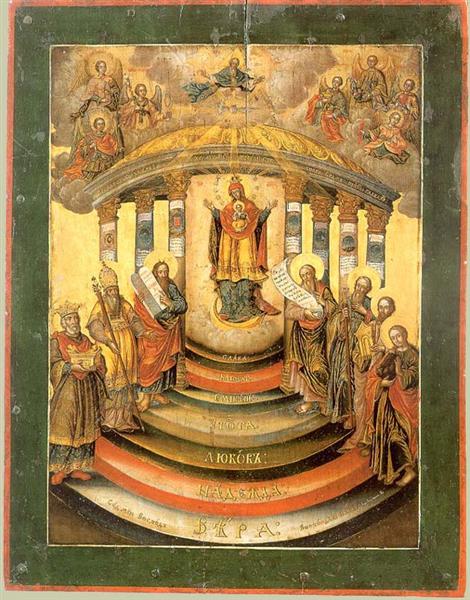Holy Wisdom (Kolomenskoe), c.1850 - Orthodox Icons