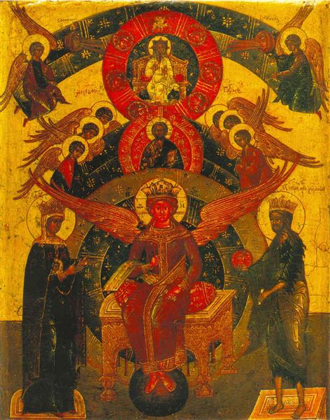 Holy Wisdom of God, c.1650 - Orthodox Icons - WikiArt.org