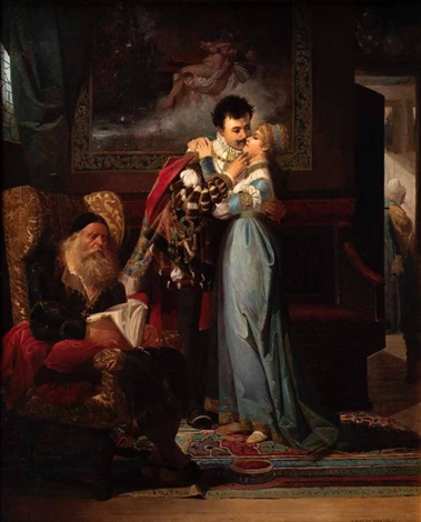First kiss, 1873 - Vaclav Brozik