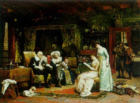 The letter, 1880 - Вацлав Брожик