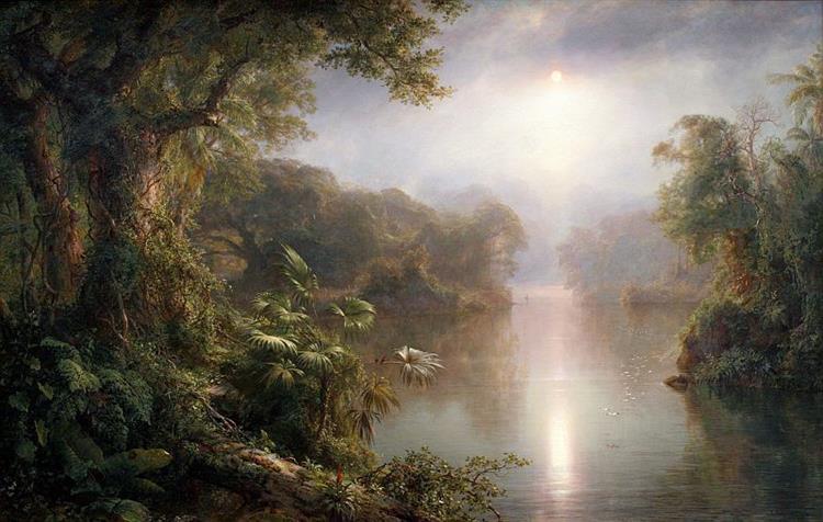 The River of Light, 1877 - 弗雷德里克·埃德溫·丘奇
