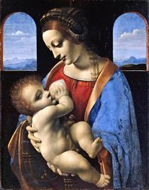 Madonna Litta (Madonna and the Child) - Леонардо да Вінчі