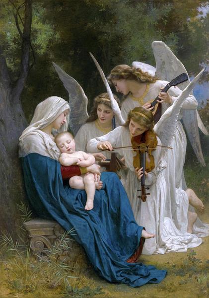 The Virgin with Angels, 1881 - Вильям Адольф Бугро