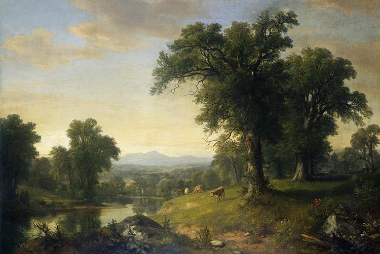 A Pastoral Scene, 1858 - Ашер Браун Дюран