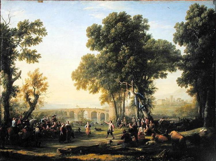 The Village Festival, 1639 - Клод Лоррен