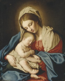 The Madonna and Child - Джованни Баттиста Сальви
