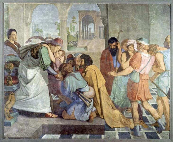 Joseph recognized by his brothers - Peter von Cornelius