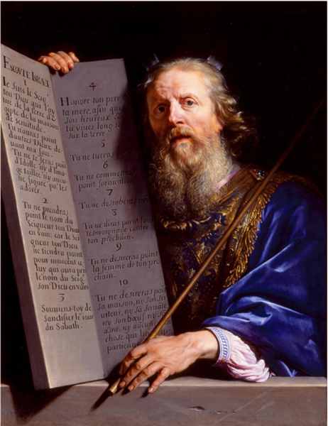 Moses Presenting the Tablets of the Law, 1648 - Philippe de Champaigne