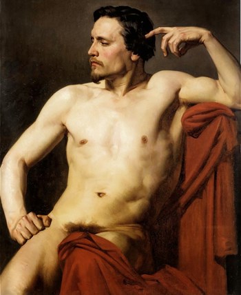 Half Length Figure, 1850 - William-Adolphe Bouguereau