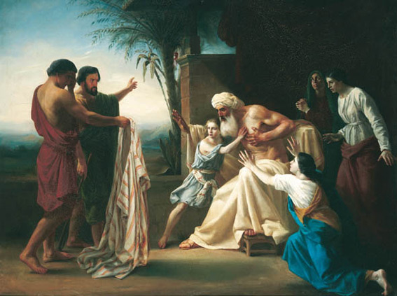 Jacob receiving Joseph's bloody coat, 1845 - 布格羅