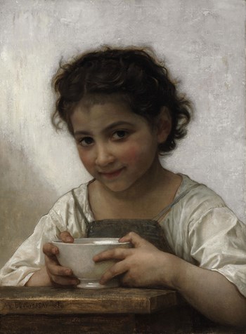 Milk Soup, 1880 - Вильям Адольф Бугро