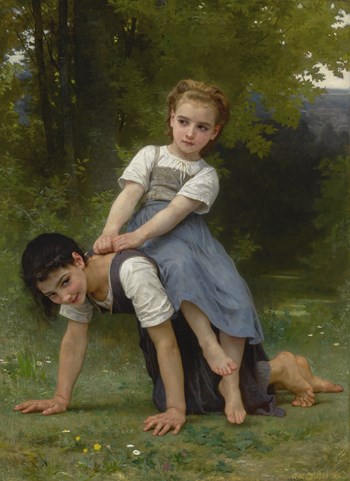 La Bourrique, 1884 - William-Adolphe Bouguereau