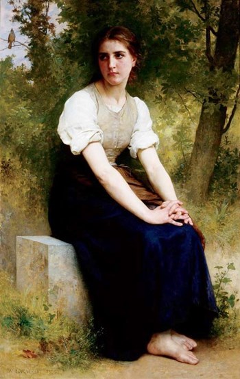 The Song of the Nightingale, 1895 - William-Adolphe Bouguereau