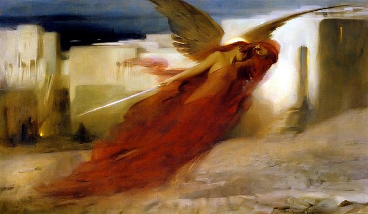 And There Was a Cry in Egypt, 1897 - Arthur Hacker