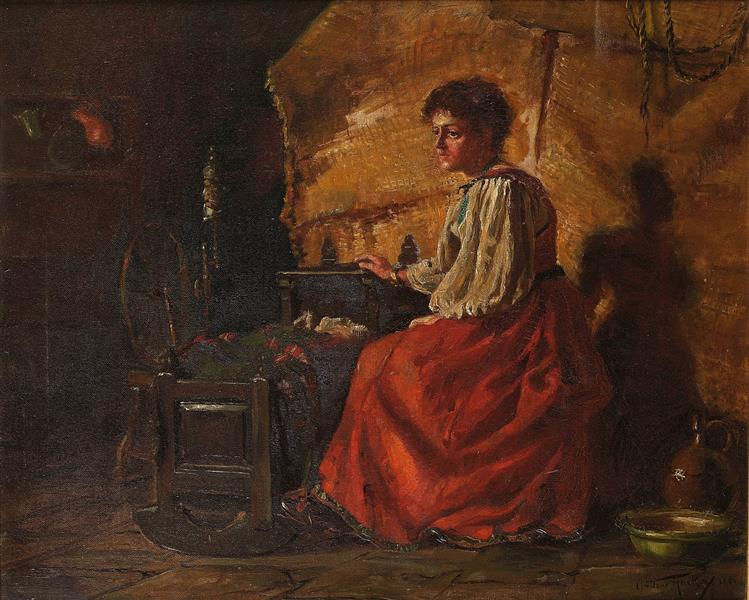 Bedtime, 1885 - Артур Хакер