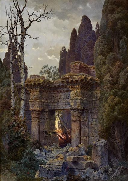 Römische Ruine, 1894 - Ferdinand Knab