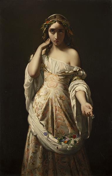 Ophelia, 1847 - 1848 - Анри Леман