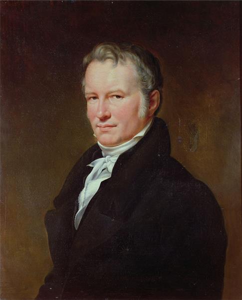 Portrait of Baron Alexander von Humboldt, c.1835 - Анри Леман