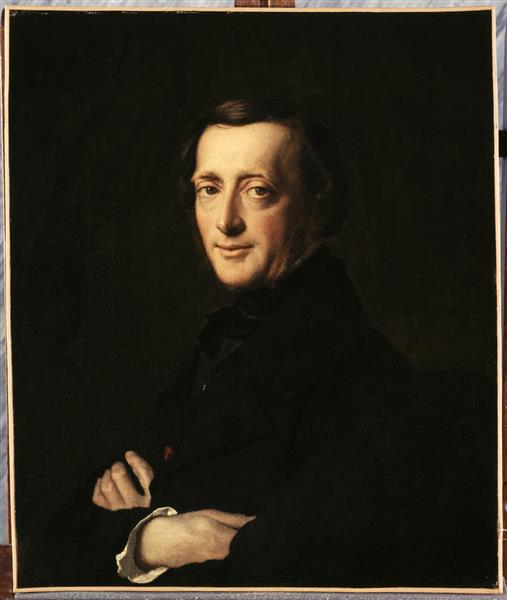 Portrait of the doctor M.G. Worms, 1850 - Henri Lehmann