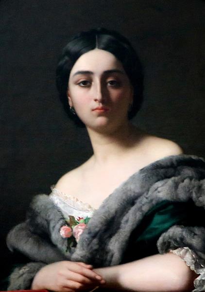 Léonide (or Monna Belcolore), 1848 - Henri Lehmann