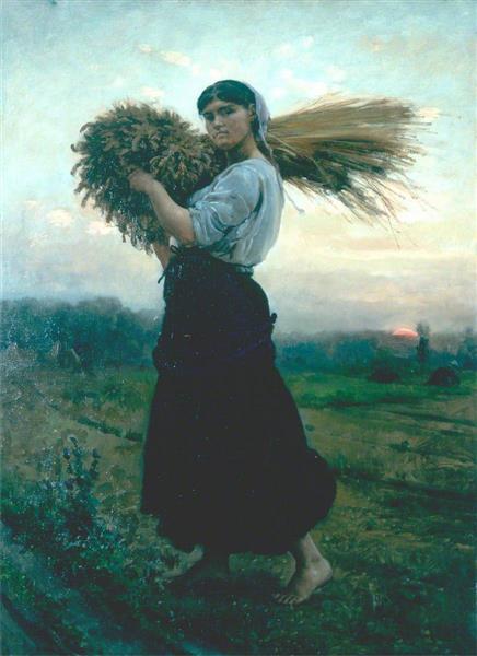 The Gleaner, 1875 - Jules Breton