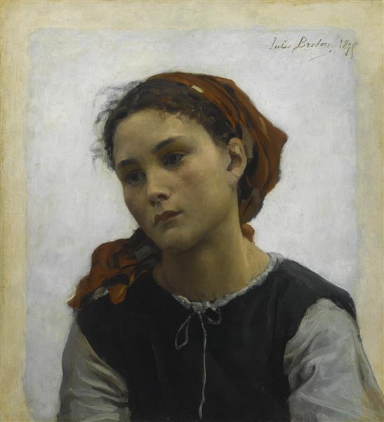 An Innocent Girl, 1875 - Jules Breton