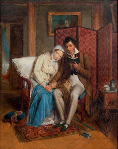 The Romantic Couple - Pierre Duval Le Camus