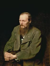 Portrait of the Author Feodor Dostoyevsky - Vasily Perov