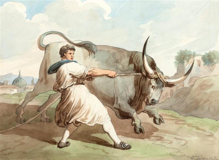 Butcher of Rome, 1818 - Bartolomeo Pinelli
