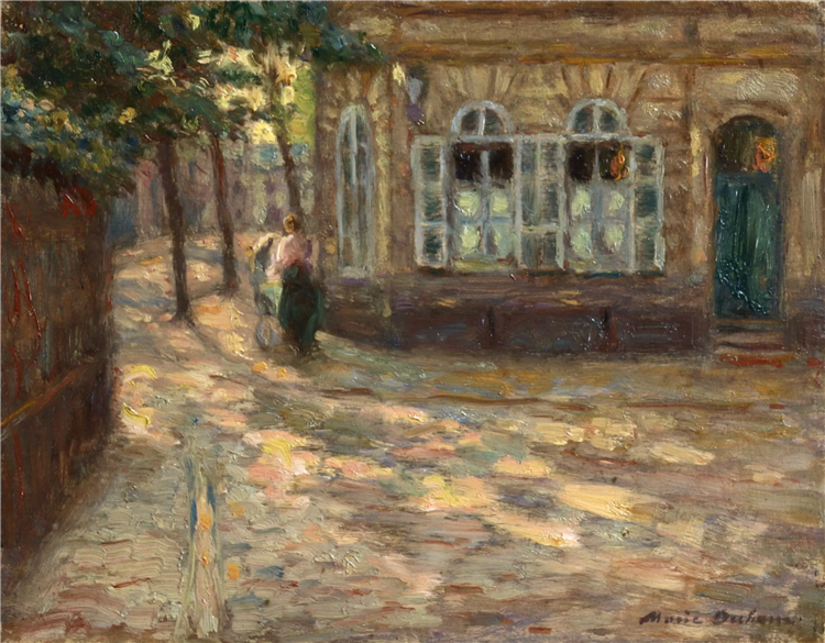 Last Light in the Village, 1904 - Marie Duhem