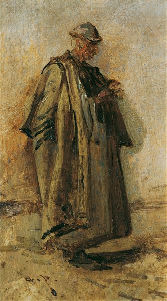 Hungarian shepherd, c.1870 - c.1880 - August von Pettenkofen