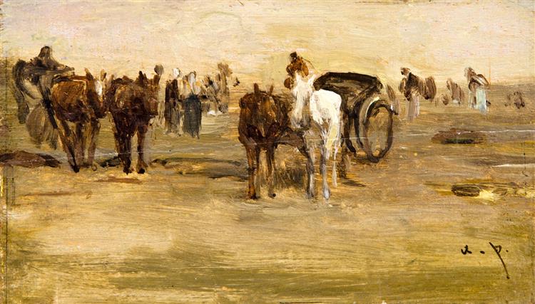 Hungarian Carriage - August von Pettenkofen