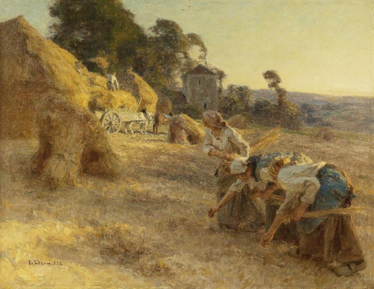 Scenes from harvest, c.1920 - c.1925 - Léon Augustin Lhermitte