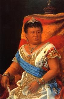 Portrait of Queen Kapiolani - Charles Furneaux