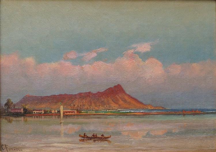 Waikiki with a View of Diamond Head, c.1885 - Charles Furneaux