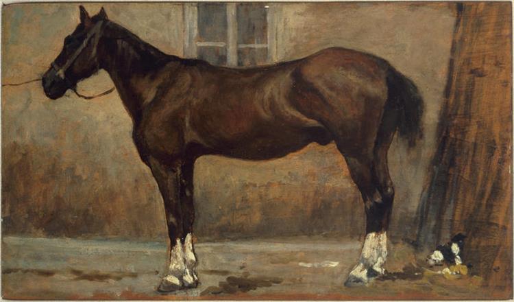 Balzano horse, 1875 - 1885 - Giovanni Fattori