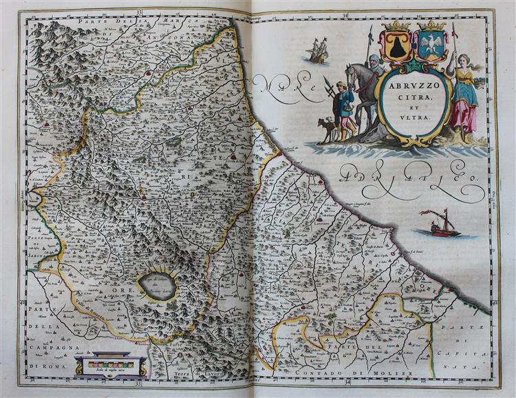 Abruzzo, Citra Et Ultra, 1659 - Joan Blaeu