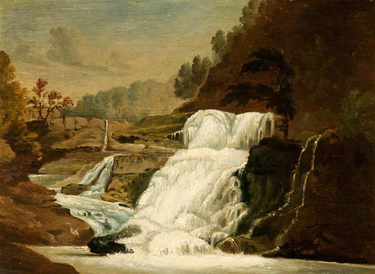 Waterfall in the Neath Valley, 1819 - Penry Williams