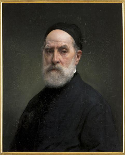 Self-portrait, 1881 - Франческо Гаєс