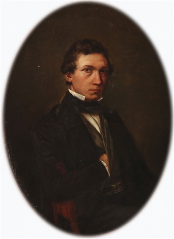Portrait of the artist's eldest brother J. P. Bloch - Carl Bloch