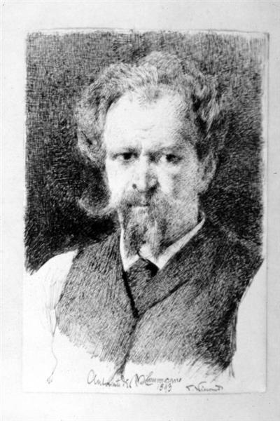 Self-portrait, 1893 - Michele Cammarano